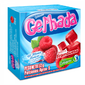 Gelatina sabor a Frambuesa_12g