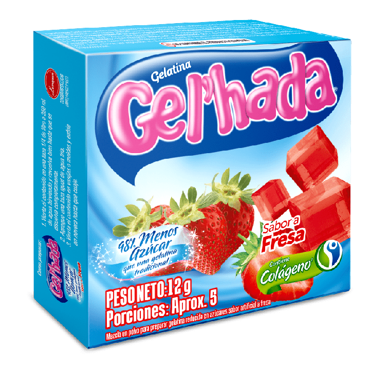 Gelatina sabor a Fresa_12g