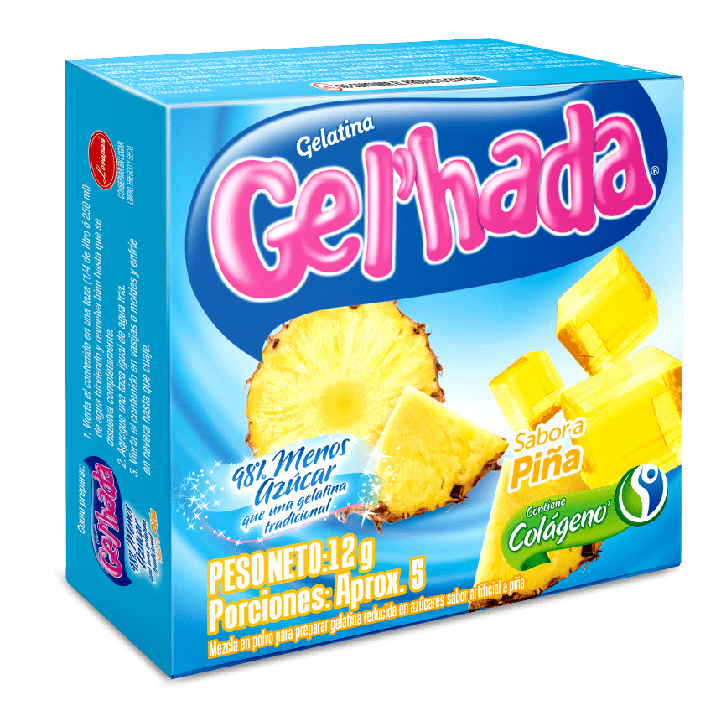 Gelatina sabor a Piña_12g