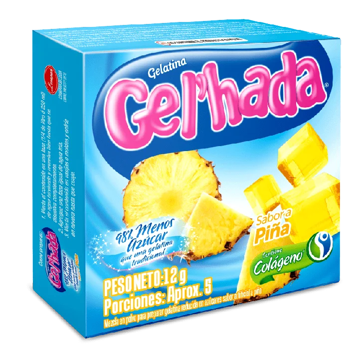Gelatina sabor a Piña_12g