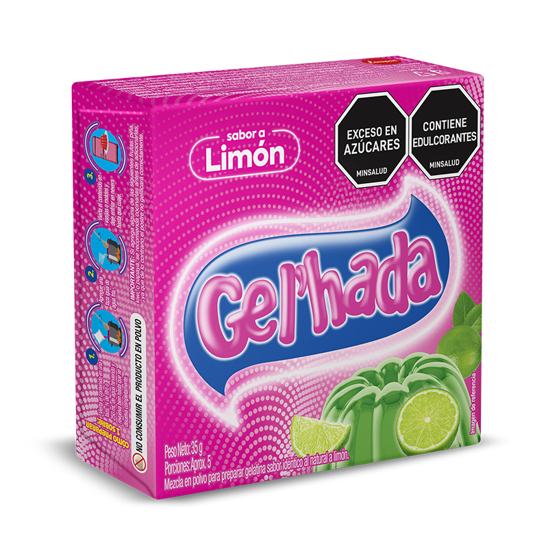 Gelatina Gel’hada limón  x 35g