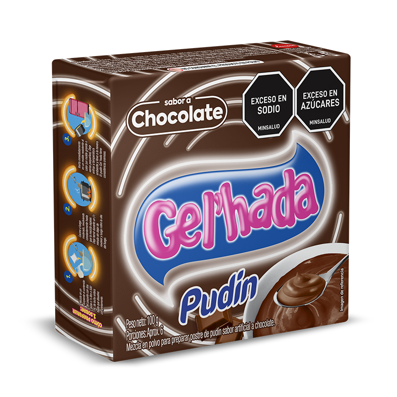 Pudín Gel’hada chocolate x 100g