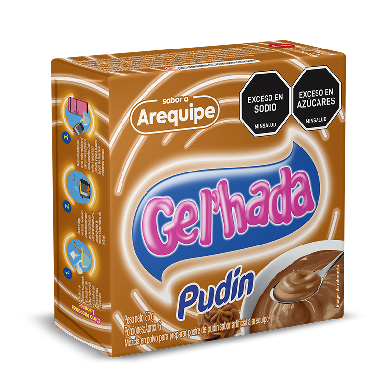 Pudín Gel’hada Arequipe x 85g