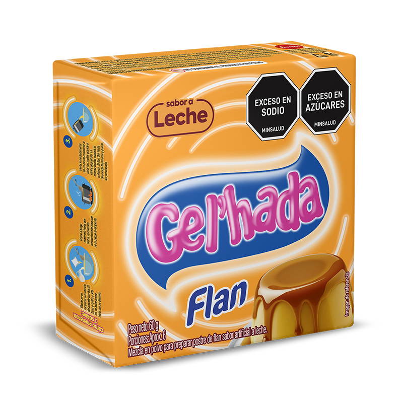 Flan de leche Gel’hada x 60g