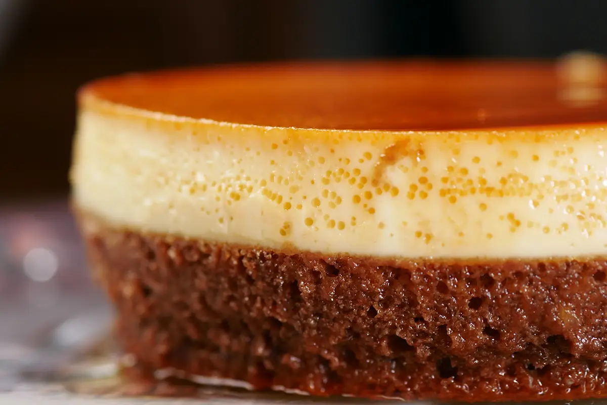 ¿Cómo hacer un Flan de Leche Gel’hada con Brownie de Café?