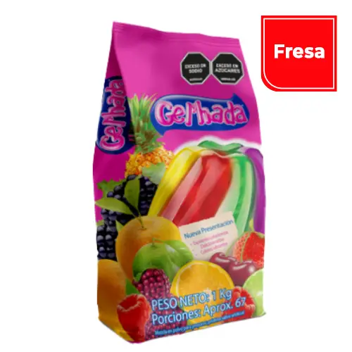 Gelatina Gel’hada Fresa x 1 Kg