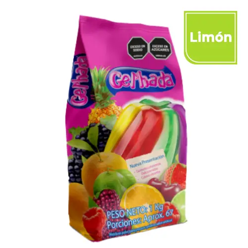 Gelatina Gel’hada Limon x 1 Kg