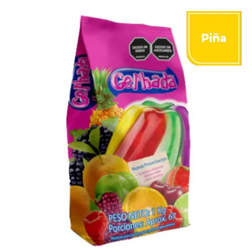 Gelatina Gel’hada Piña x 1 Kg