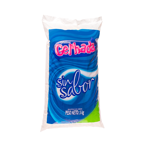 Gelatina Gel’hada Sin Sabor x 5 Kg